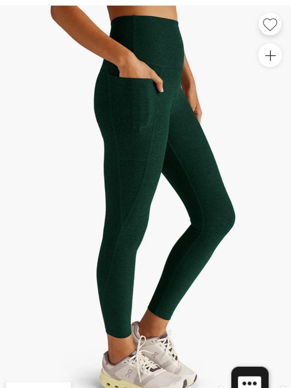 Beyond yoga spacedout high waist pocket legging 7/8 small